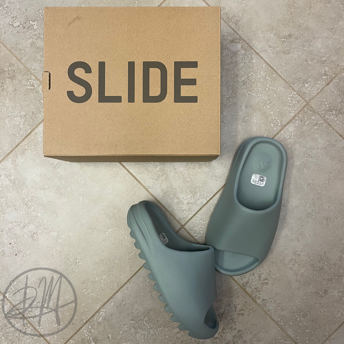 2024 Adidas Yeezy ‘Salt’ Slides