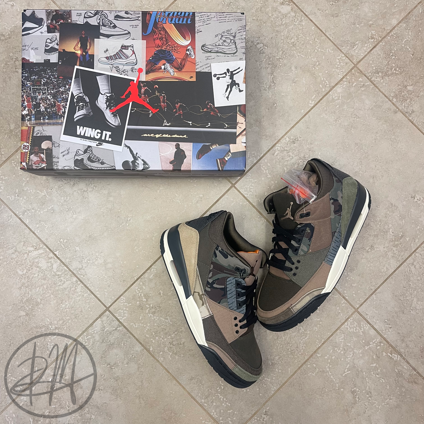 2021 Air Jordan 3 Patchwork