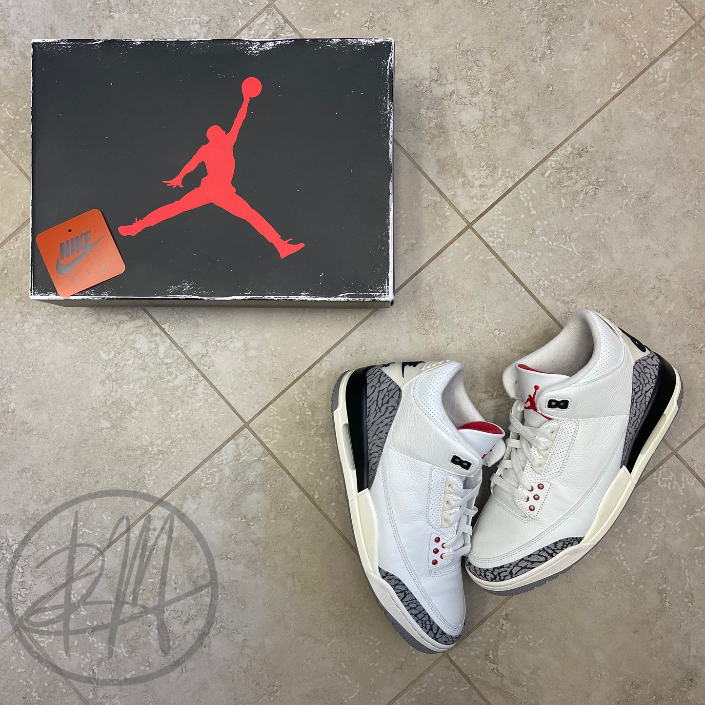 2023 Air Jordan 3 Retro 'White Cement Reimagined'