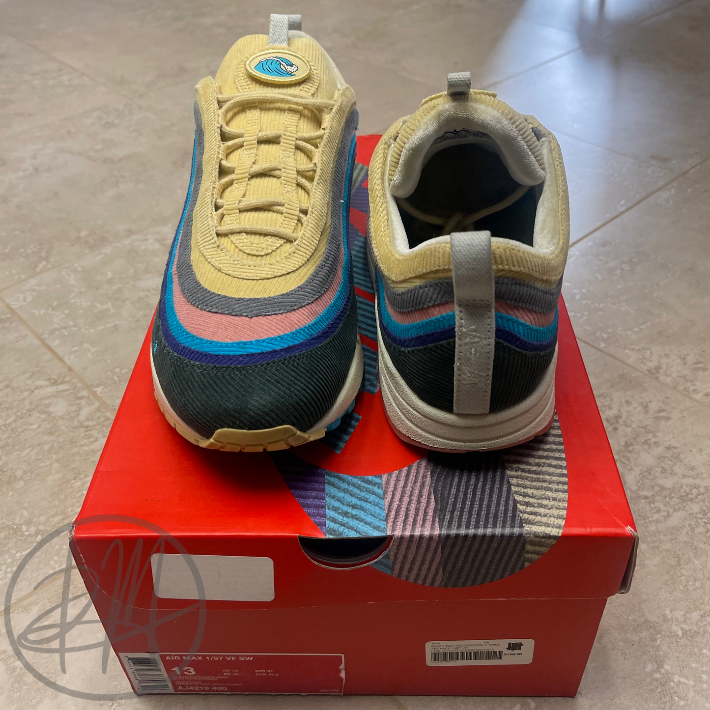 2018 Nike Air Max 1/97 Sean Wotherspoon (Extra Laces Only)