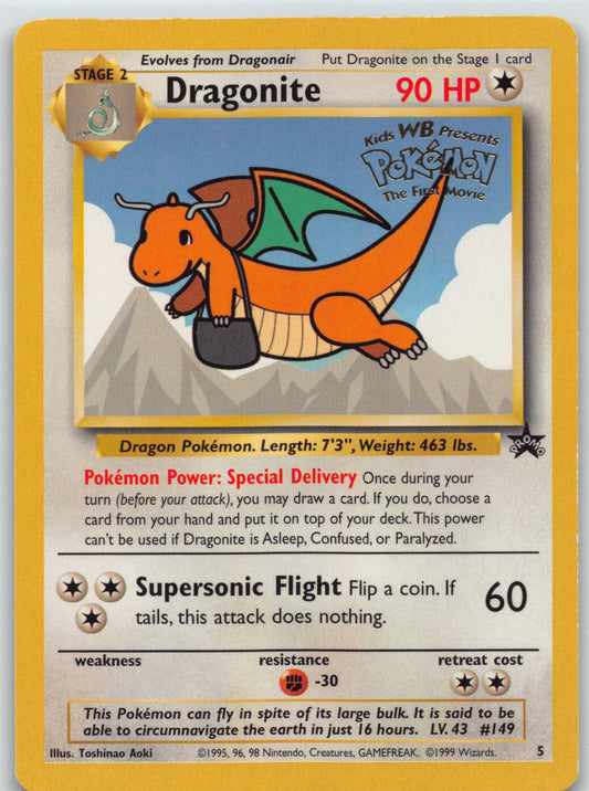 Pokémon TCG Dragonite Promo Stamped Card #5