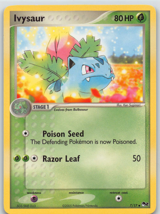 2005 Pokemon POP Series 2 Ivysaur #7/17