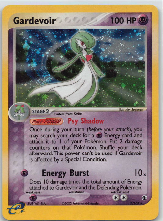 Pokémon TCG - Gardevoir Ruby & Sapphire Rare Holo 7/109