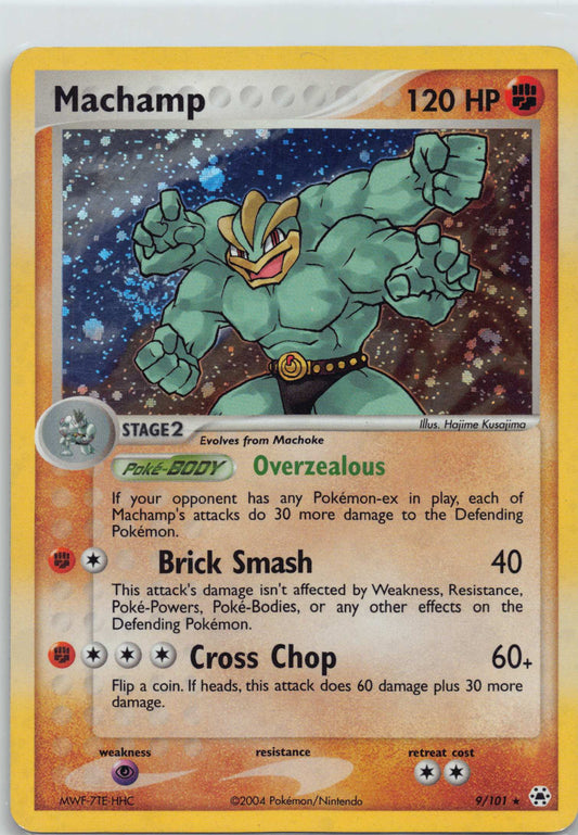 2004 POKEMON EX HIDDEN LEGENDS #9 MACHAMP