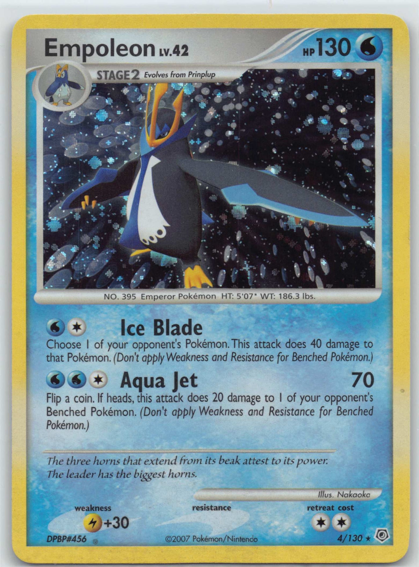Empoleon LV.X 2007 Diamond & Pearl 4/130 Holo Pokemon Card