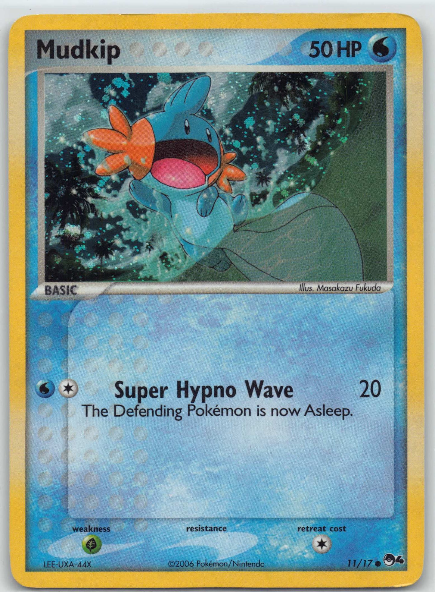 2006 Pokémon POP Series 4 Mudkip-Holo #11/17