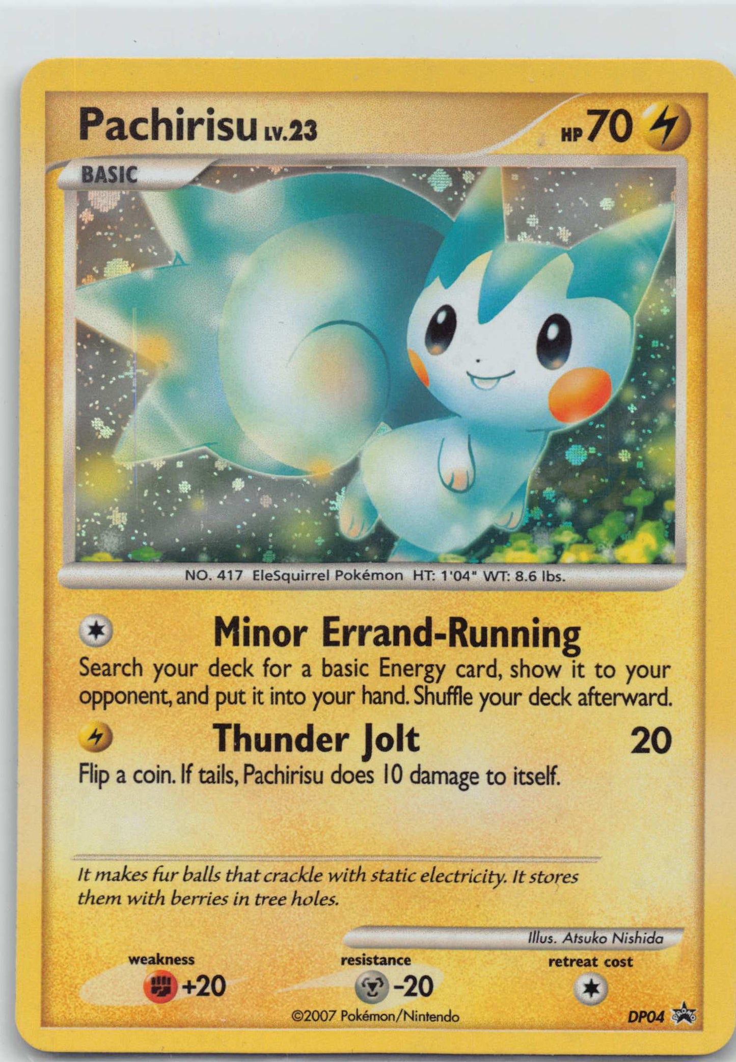 Pachirisu DP04 - Diamond & Pearl Promos - Pokemon TCG Holo LP Holo