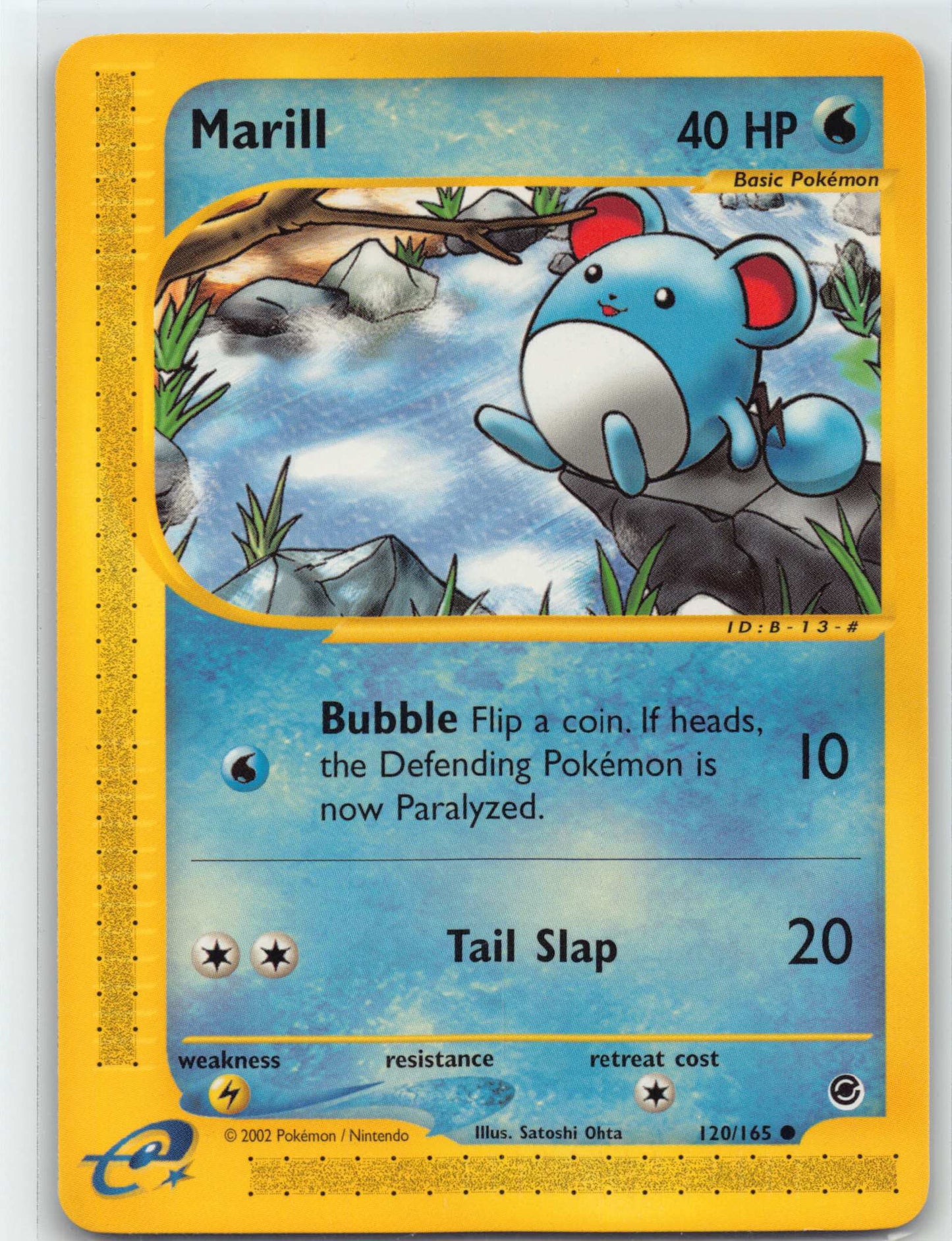 2002 POKEMON EXPEDITION #120 MARILL
