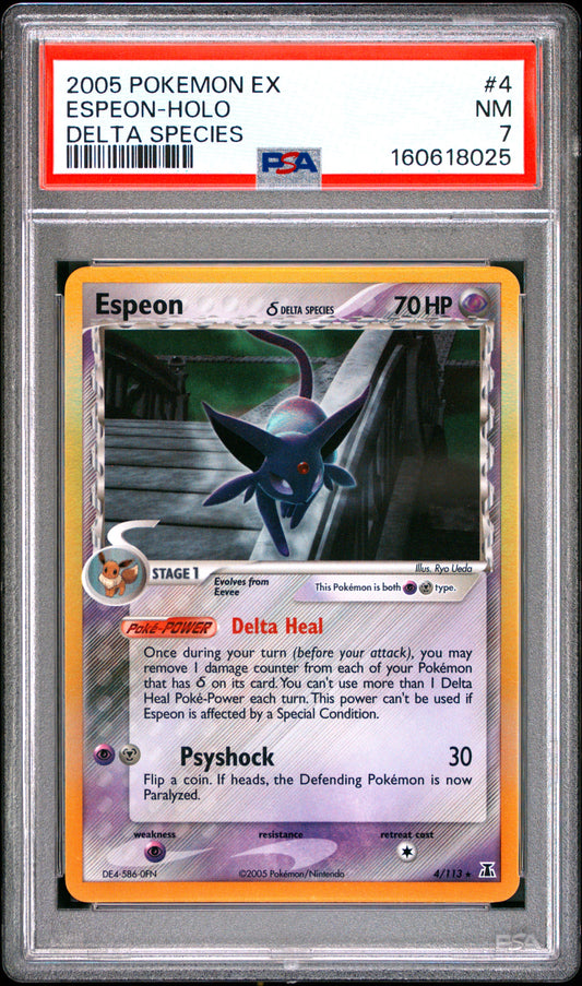 2005 POKEMON EX DELTA SPECIES 4 ESPEON-HOLO