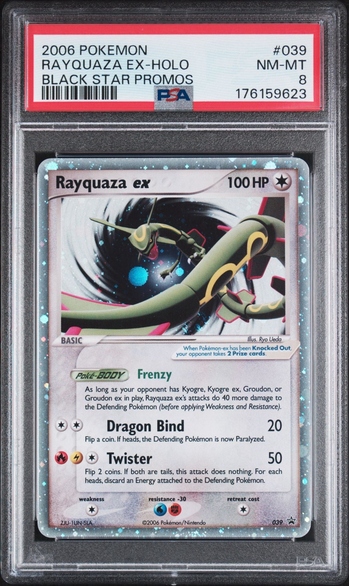 2006 POKEMON NINTENDO BLACK STAR PROMOS PSA 8